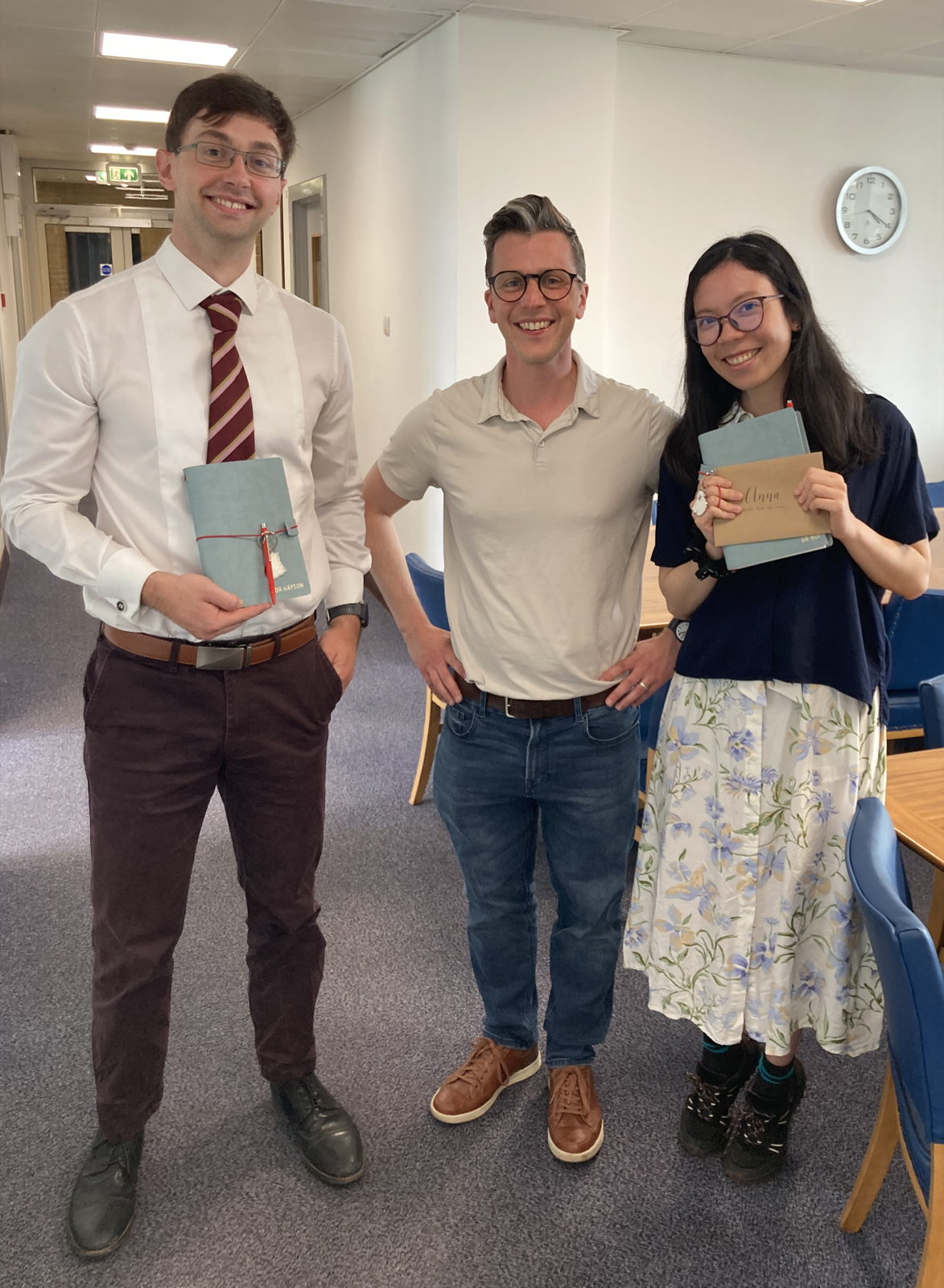 Anna Bui, John Hayton, and Steve Cox.
