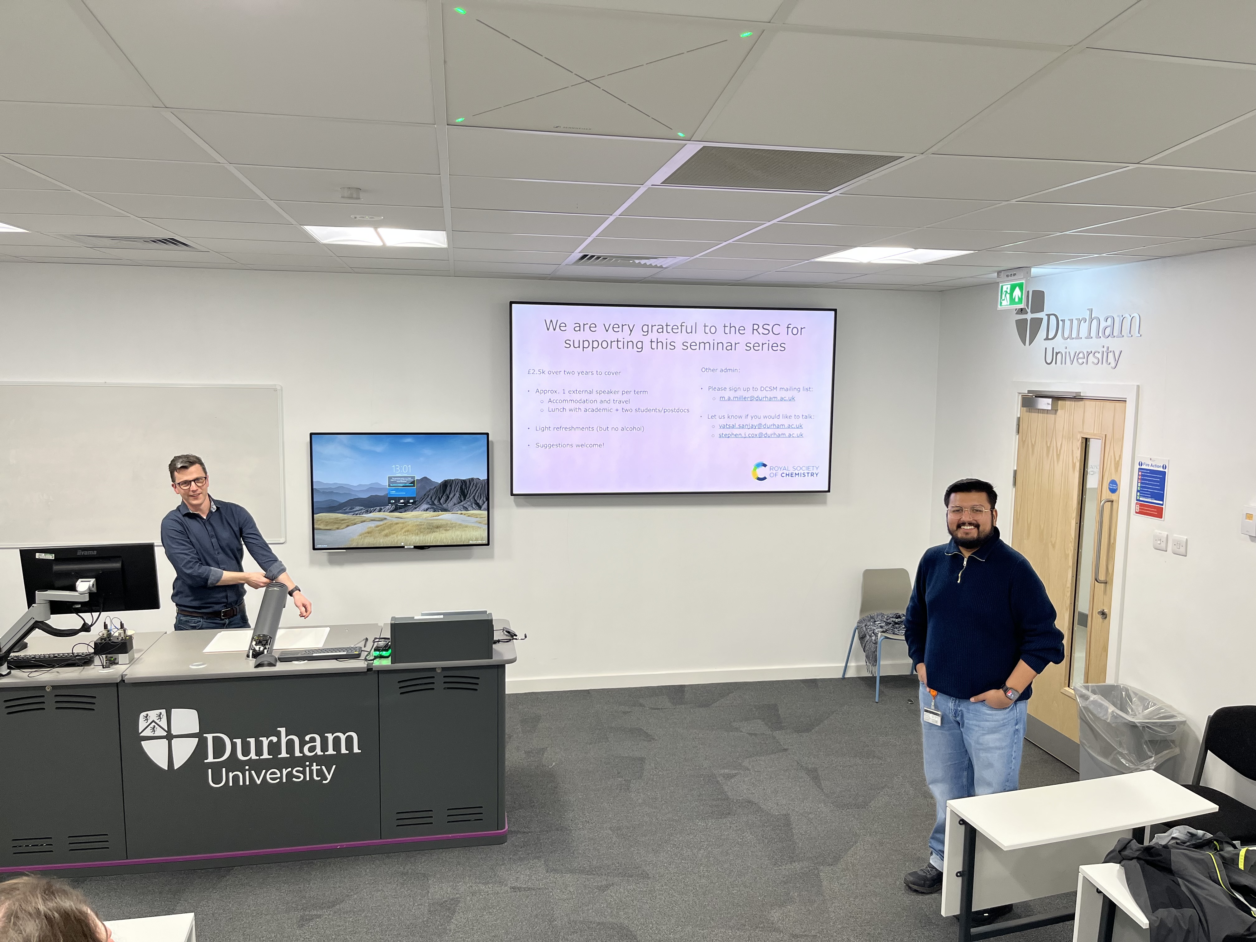 Image of Steve presenting the talk.